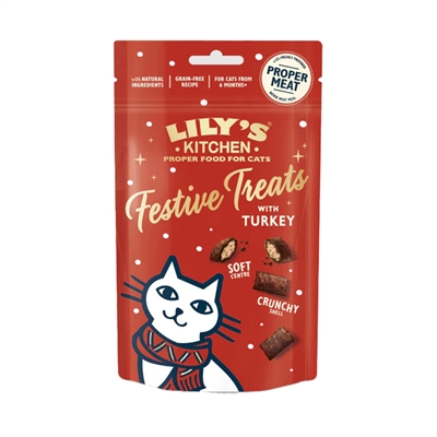 Lily's Kitchen Julegodbidder Til Kat 60g